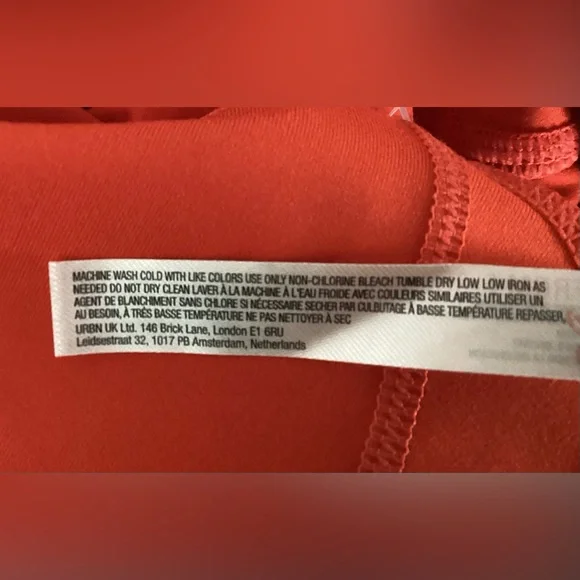 NWT Free People FP Movement Sock it To Me Leggings in Flame Orange Size M - Picture 15 of 16